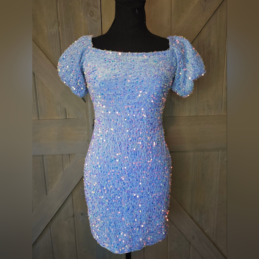 Next Up Velvet Sequin Dress sz 5/6